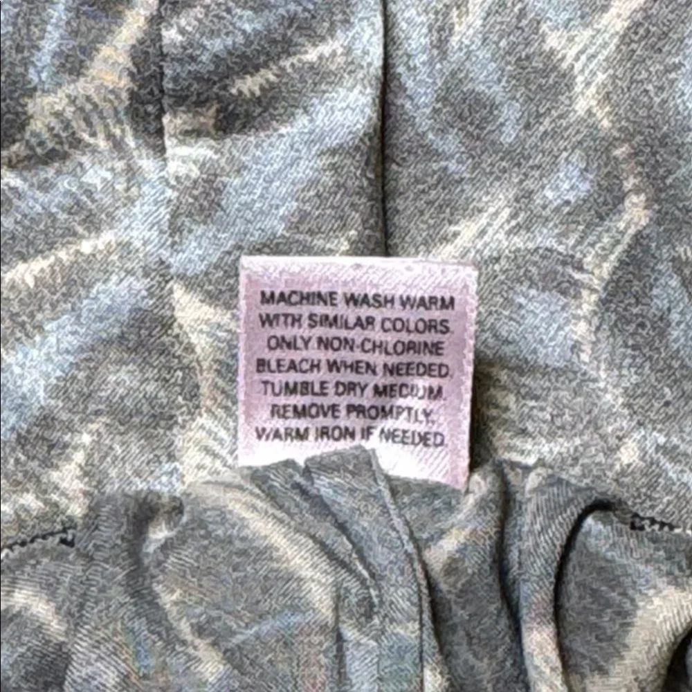 Vintage Y2K Wide Leg Satin Feel Leopard Print Lounge Pants Victoria's Secret M - Picture 7 of 7